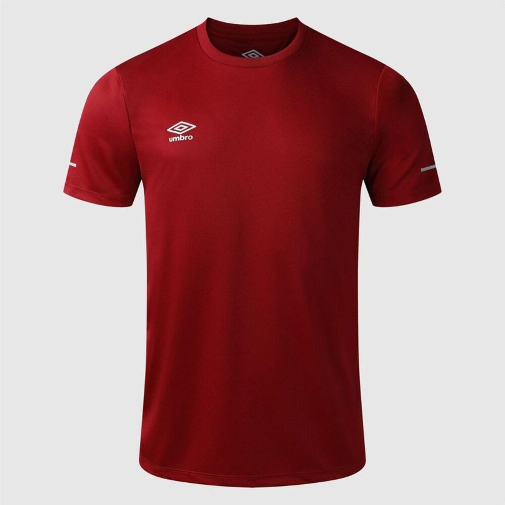 Umbro Mens Crew Neck Athletic T-Shirt / Red